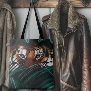Bolsa Tote Tiger Green Jungle Folaves