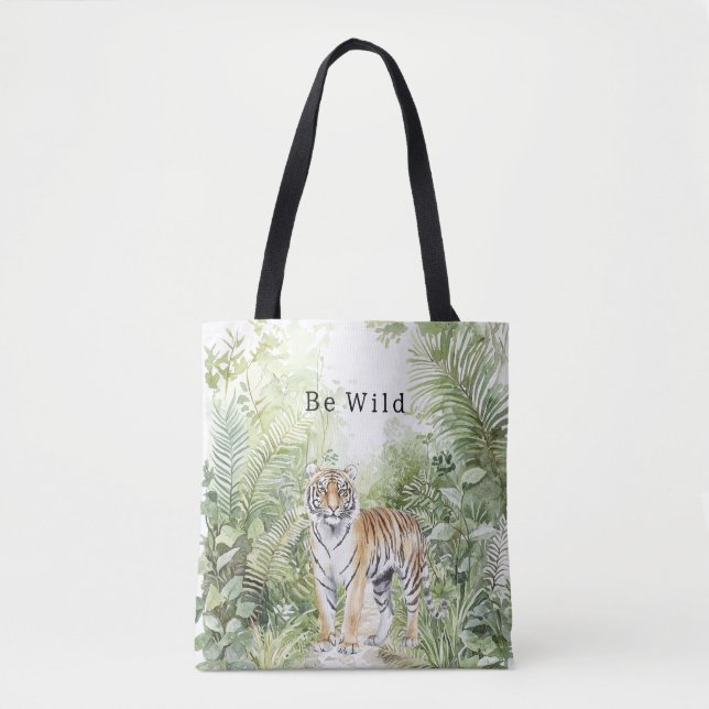 Bolsa Tote Tiger Jungle Be Wild (Frente)