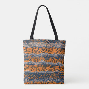 Bolsa Tote Tiger Stripes Skin Design