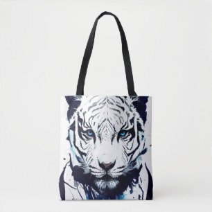 Bolsa Tote Tiger Wild Nature Free Spirit Art Painting