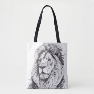 Bolsa Tote Tiger Wild Nature - Ilustração Animal