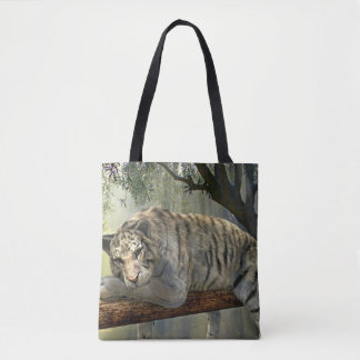 Bolsa Tote Tigre branco que refrigera na sacola da selva