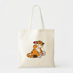 Bolsa Tote Tigre com Coração