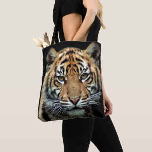 Bolsa Tote Tigre Cub psto em perigo