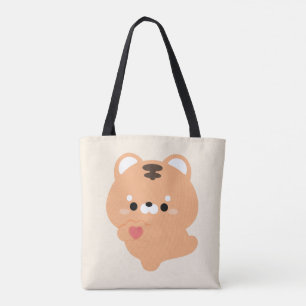 Bolsa Tote Tigre de Amor Fofo