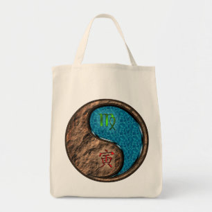Bolsa Tote Tigre de Virgem e Água