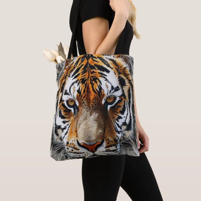 Bolsa Tote Tigre Face (Close Up)