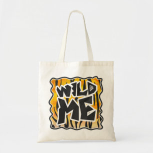 Bolsa Tote Tigre Laranja e Preto Selvagem