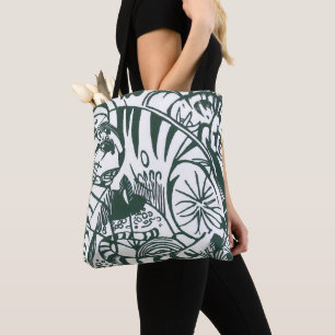 Bolsa Tote Tigre por Franz Marc, Arte Expressionista Vintage