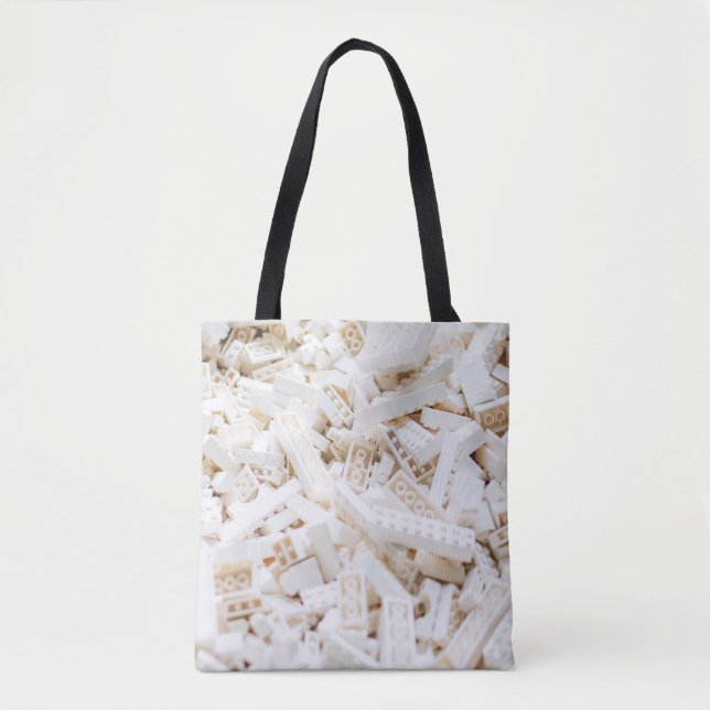 Bolsa Tote tijolos brancos (Frente)