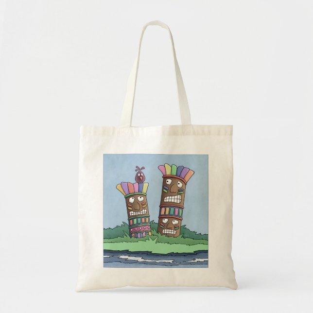 Bolsa Tote Tiki Bird Rosebud Tote Bag (Frente)