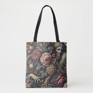 Bolsa Tote Timedse - Estátua Floral Barroca Gótica