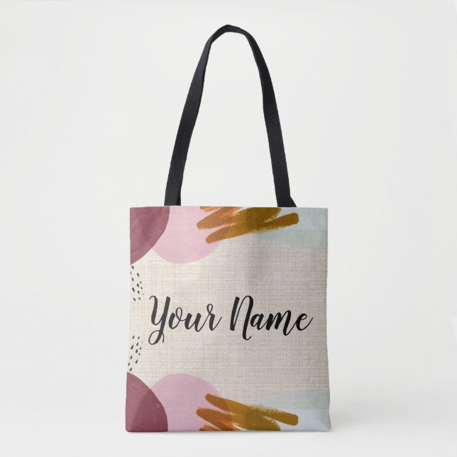 Bolsa Tote Tinta abstrata (Frente)