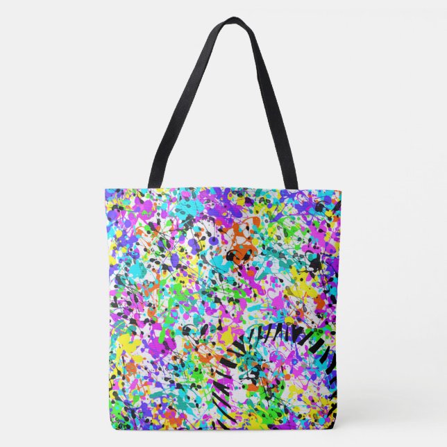 Bolsa Tote Tinta de Splatter (Frente)