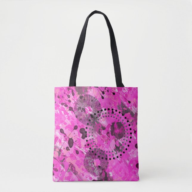 Bolsa Tote Tinta Rosa (Frente)
