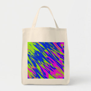 Bolsa Tote Tinta Spray Rosa Lima Azul