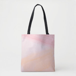 Bolsa Tote Tintas cor-de-rosa e laranja