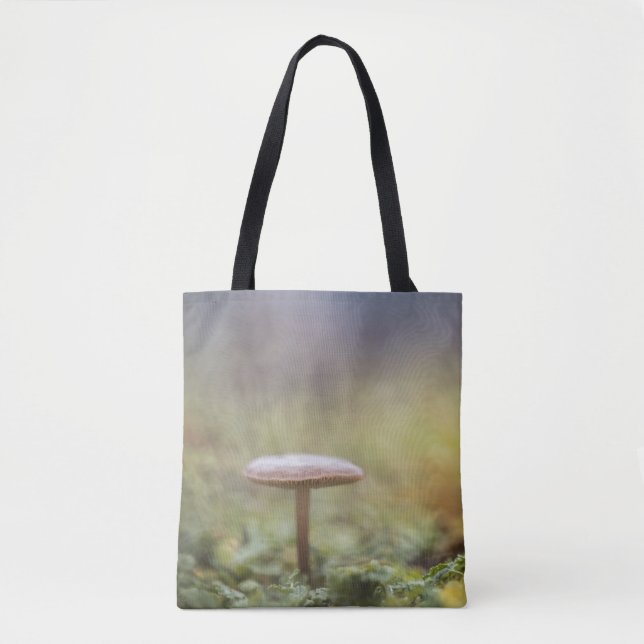 Bolsa Tote Tiny Mushroom Nature Foto (Frente)