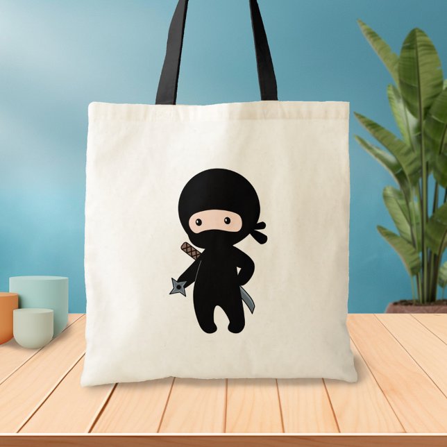 Bolsa Tote Tiny Ninja Fazendo Estrela (Criador carregado)