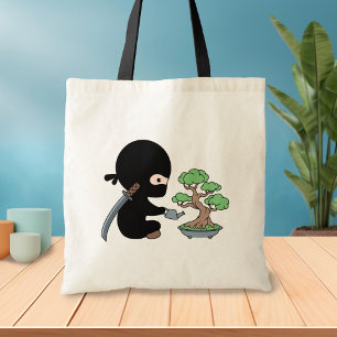 Bolsa Tote Tiny Ninja Watering Bonsai Tree