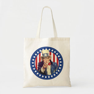 Bolsa Tote Tio Sam Stars and Stripes