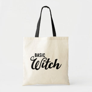 Bolsa Tote Tipografia Básica de Halloween Magic Wicca