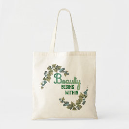 Bolsa Tote Tipografia Botânica da Beleza