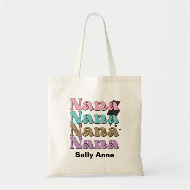 Bolsa Tote Tipografia de Cute Nana (Frente)