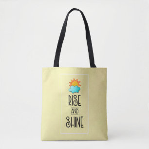 Bolsa Tote Tipografia do Sol e da Nuvem