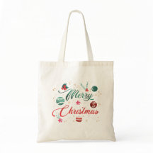 Tipografia Festiva de Natal com Enfeites