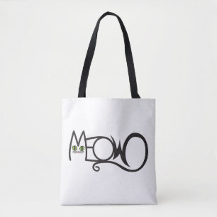 Bolsa Tote Tipografia Gato Mia