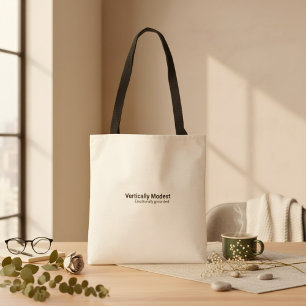 Bolsa Tote Tipografia humor engraçado fofo citação divertida 