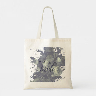 Bolsa Tote Tipografia Industrial Vintage Floral Chá de Noiva