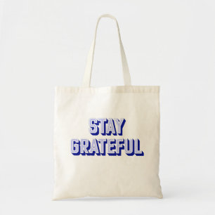 Bolsa Tote Tipografia Minimalista Agradecida