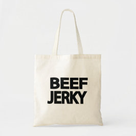 Bolsa Tote Tipografia Negrita de Carne Seca de Carne Bovina 