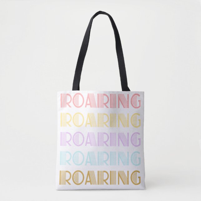 Bolsa Tote Tipografia Negrita Retro Impressa (Frente)