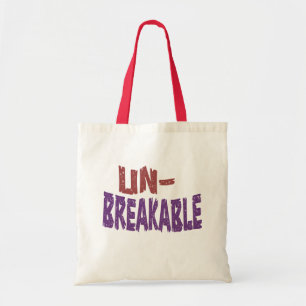 Bolsa Tote Tipografia Resiliente e Negrito Inquebrável