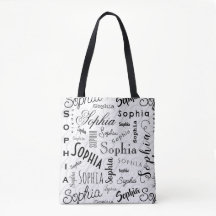 Tipografia Sophia Preto e Branco