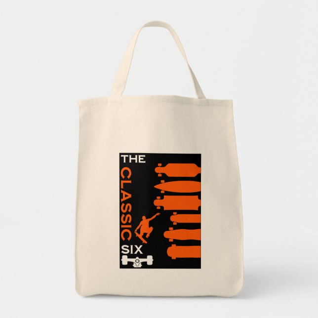 Bolsa Tote Tipos de skate (Frente)