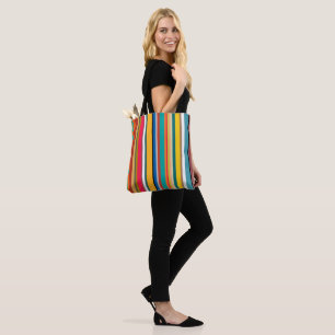 Bolsa Tote Tiras Modernas do Século médio