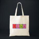Bolsa Tote Titan periódico nome da mesa tote saco<br><div class="desc">Titã soletrava como T I Ta N (Tritium Iodine Tantalum Nitrogen) em um saco para o cientista em você. Não consegues encontrar o que queres?</div>