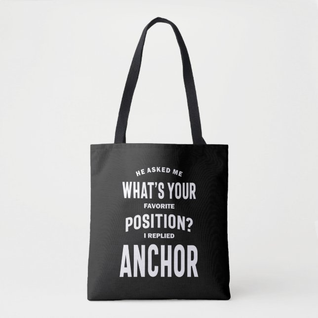 Bolsa Tote Título De Cargo De Anchor Presente De Teto Para Mu (Frente)