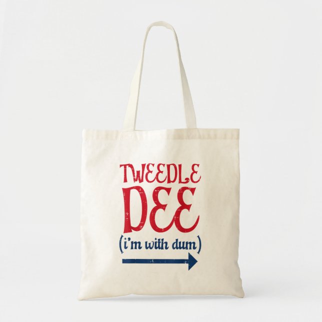 Bolsa Tote Tle Dee Com Dum Fantasia De Halloween Combinando P (Frente)