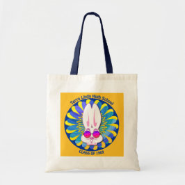 Bolsa Tote TLHS Bunny Boy Terry em Groovy Blue e Dourado