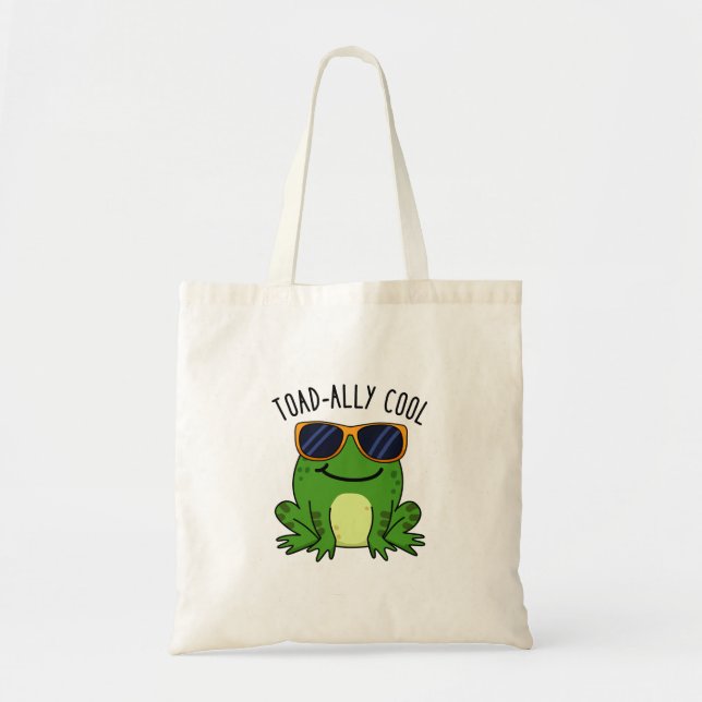 Bolsa Tote Toad Pun Engraçado Legal (Frente)
