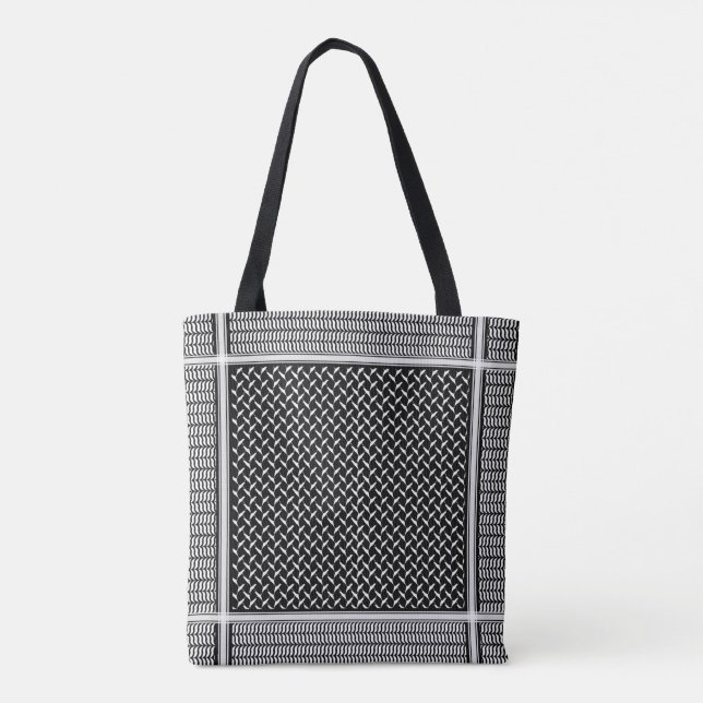 Bolsa Tote Toalha Apron Keffiyeh palestina (Verso)