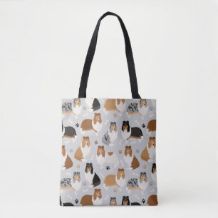 Bolsa Tote Toalhas de Collie e Ossos