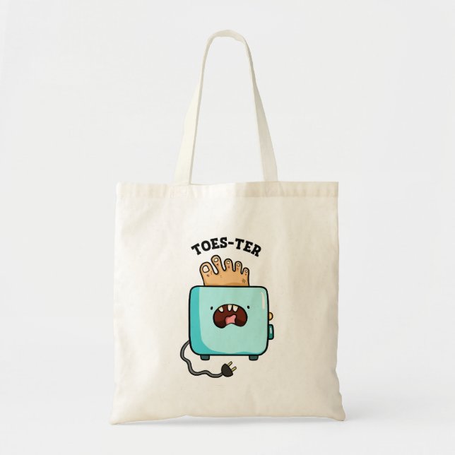 Bolsa Tote Toaster Bread Pun Toe Bag (Frente)
