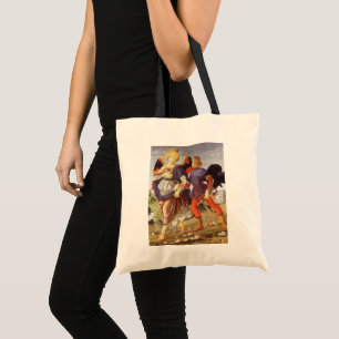 Bolsa Tote Tobias e o Angel de Andrea del Verrochio