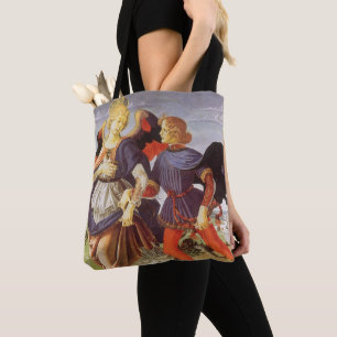 Bolsa Tote Tobias e o Angel de Andrea del Verrochio